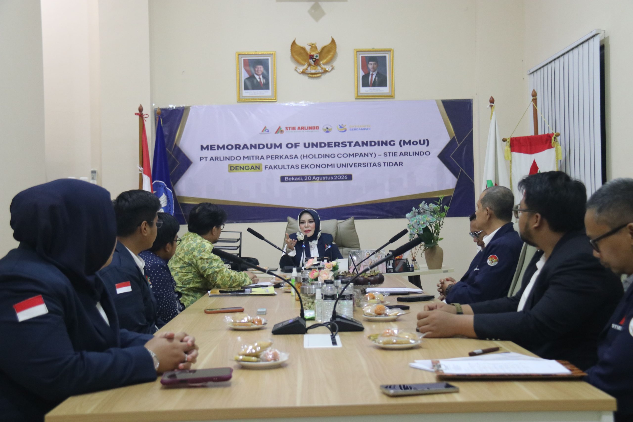 STIE Arlindo dan Universitas Tidar Perkuat Kolaborasi melalui Penandatanganan MoU Tri Dharma Perguruan Tinggi